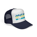 Jekyll Island Retro Sailboat Trucker Hat-7