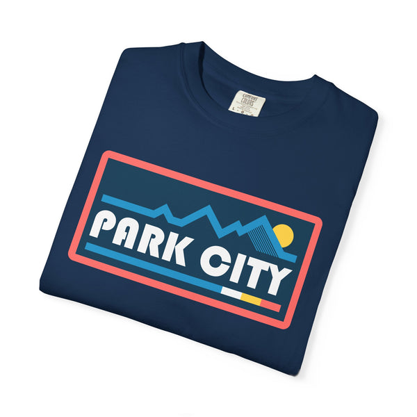 Park City, Utah Graphic Tee, Comfort Colors Retro Mountain Unisex Park City T shirt
