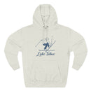 Premium Lake Tahoe, California Vintage Snow Ski Hoodie-4