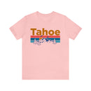 Tahoe, California Shirt - Mountain Sunset Unisex Tahoe T-Shirt-8