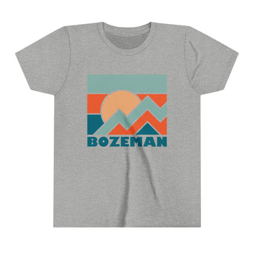 Buy athletic-heather Bozeman, Montana Youth T-Shirt - Kids Bozeman Shirt
