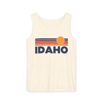 Idaho Retro Sunstripe Tank Top | Comfort Colors - 100% Cotton - 0