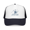 Kids Jackson Hole, Wyoming Snow Ski Trucker Hat - Youth Cap