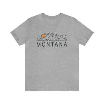 Montana T-Shirt - Retro Unisex Montana Shirt - 0