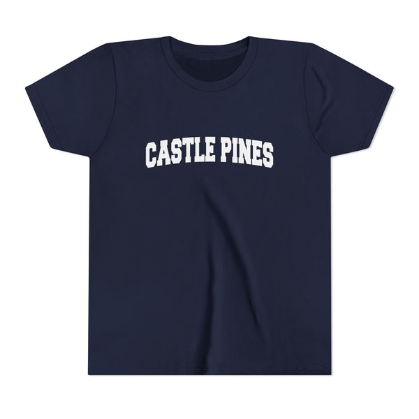 Castle Pine, Colorado Youth Graphic Tee - Kids Castle Pine T Shirt