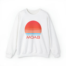 Moab, Utah Sweatshirt - Unisex Retro 80s Moab Sweatshirt