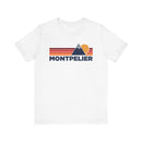 Retro Montpelier, Vermont T-shirt, Mountain Tee, Vintage Montpelier Unisex Jersey Shirt, Outdoor Hiking Apparel-1
