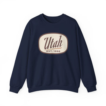 Utah Sweatshirt - Unisex Retro Utah Crewneck Sweatshirt - 0