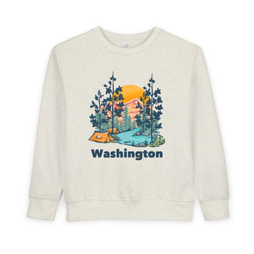 Washington Toddler Sweatshirt - Washington Toddler Crewneck Sweatshirt