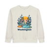 Washington Toddler Sweatshirt - Washington Toddler Crewneck Sweatshirt