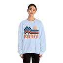 Banff, Canada Sweatshirt Retro Mountains, Banff Unisex Graphic Crewneck-18
