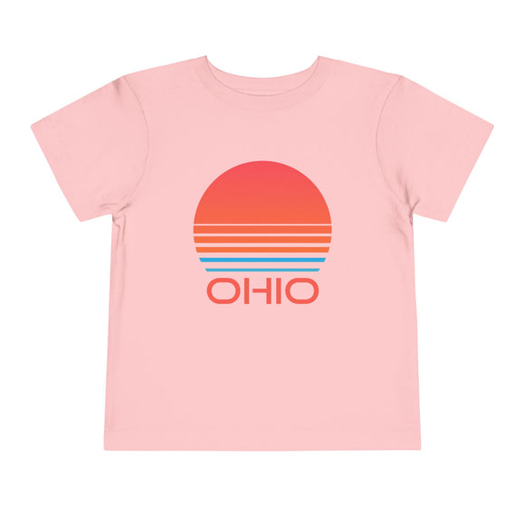 Ohio Toddler T-Shirt - Retro 80s Unisex Toddler Ohio Shirt