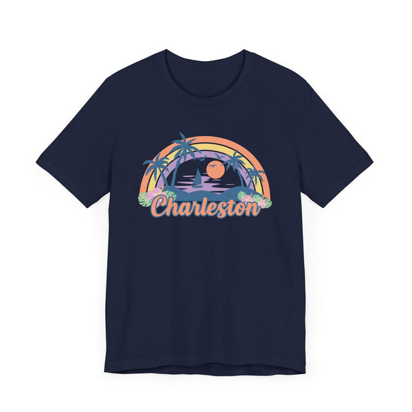 Charleston, South Carolina T-Shirt - Retro Beach Unisex Charleston Shirt