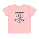 Crested Butte, Colorado Yeti Snowboard Toddler Tee-6