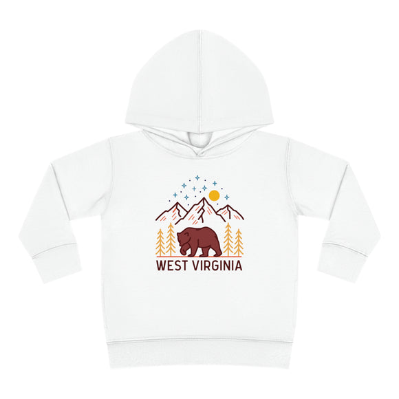 West Virginia Toddler Hoodie - Unisex West Virginia Toddler Sweatshirt