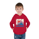 Vermont Toddler Hoodie - Minimal Style Unisex Vermont Toddler Sweatshirt-16