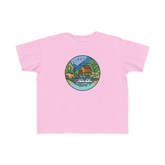 Virginia Toddler T-Shirt - Unisex Toddler Virginia Shirt