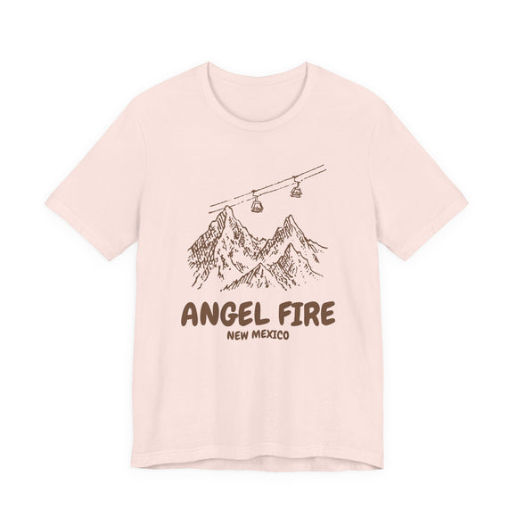 Angel Fire, New Mexico Mountain T-Shirt — Vintage Gondola Ski Mountain Tee