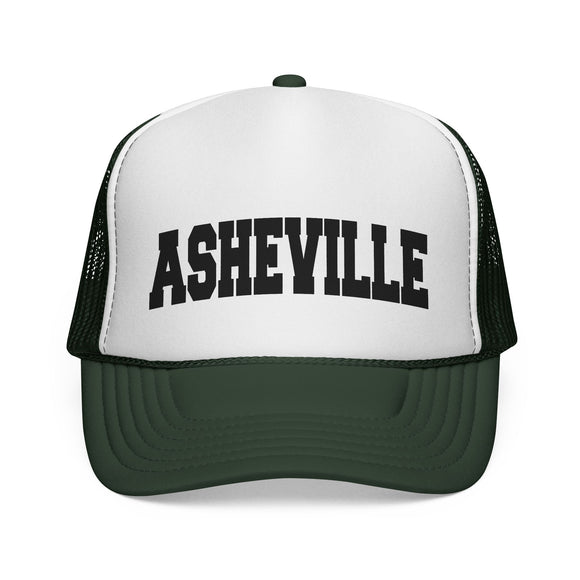 Asheville, North Carolina Collegiate Style Trucker Hat