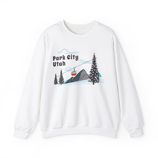 Park City, Utah Sweatshirt - Unisex Retro Ski Mountain Gondola Park City Sweatshirt