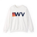 West Virginia Retro Sweatshirt | Retro Stripes West Virginia-1
