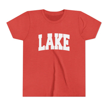 Buy heather-red Lake Youth Graphic Tee - Kids T Shirt