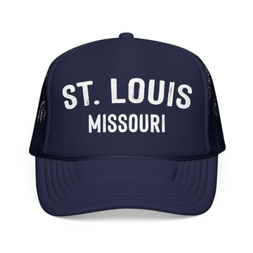 Buy dark-navy St Louis, Missouri Trucker Hat - St Louis Cap
