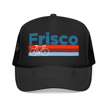 Frisco, Texas Trucker Hat - Foam Frisco Bike Cap - 0