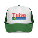 Tulsa, Oklahoma Retro Corn and Farm Trucker Hat-3