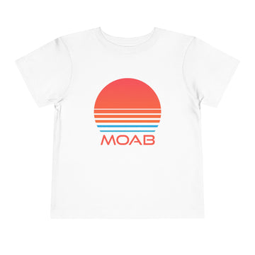 Moab, Utah Toddler T-Shirt - Retro 80s Toddler Moab Shirt - 0