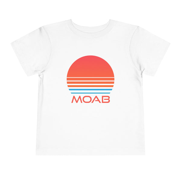 Moab, Utah Toddler T-Shirt - Retro 80s Toddler Moab Shirt