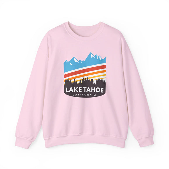 Lake Tahoe, California Sweatshirt - Unisex Retro Crewneck Lake Tahoe Sweatshirt