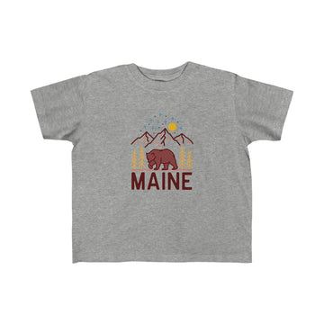 Maine Toddler T-Shirt - Unisex Toddler Maine Shirt - 0