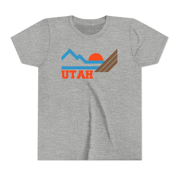 Buy athletic-heather Utah Youth Graphic Tee - Kids T Shirt