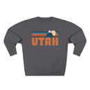 Premium Utah Retro Mountain Graphic Sweatshirt-4