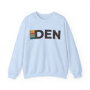 Denver, Colorado DEN Retro Stripe Sweatshirt-4