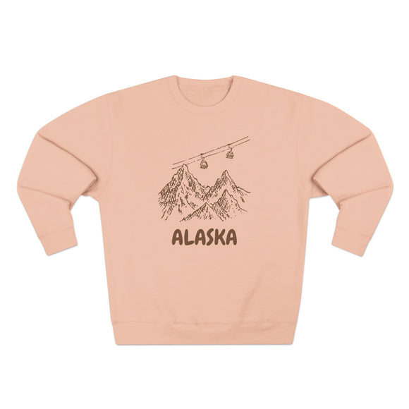 Premium Alaska Gondola Ski Mountain Sweatshirt