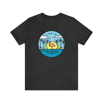 Buy dark-grey-heather Florida T-Shirt - Unisex Florida Shirt - Scenic Circle