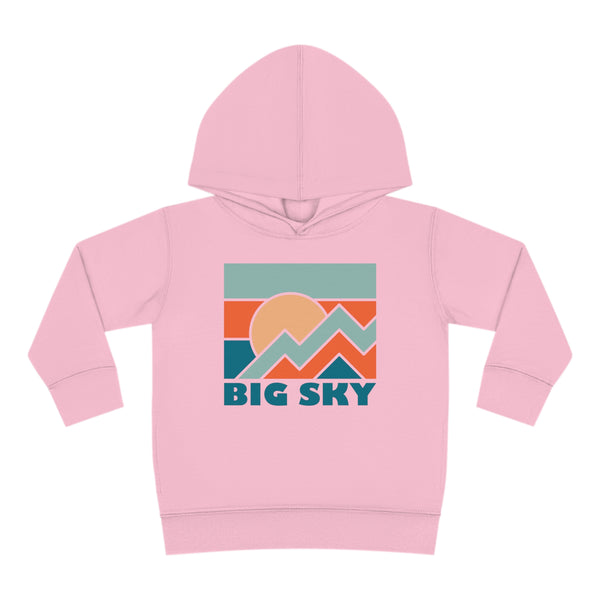 Big Sky, Montana Toddler Hoodie - Unisex Big Sky Toddler Sweatshirt