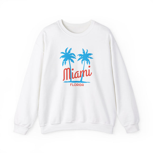 Miami, Florida Sweatshirt - Unisex Crewneck Miami Sweatshirt