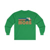 Moab, Utah Long Sleeve Shirt - Retro Unisex Moab Long Sleeve Tee
