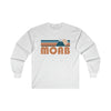 Moab, Utah Long Sleeve Shirt - Retro Unisex Moab Long Sleeve Tee