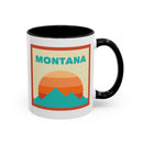 Montana Retro Ombre Sun Mountain Coffee Mug 11 oz, Montana Nature Lover Gift, Mountain Enthusiast Mug-6