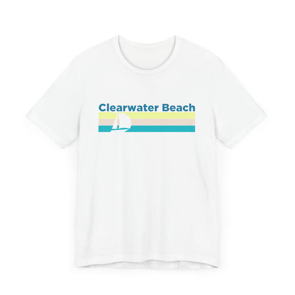 Clearwater Beach, Florida T Shirt - Sailboat Graphic Tee