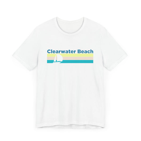 Clearwater Beach, Florida T Shirt - Sailboat Graphic Tee