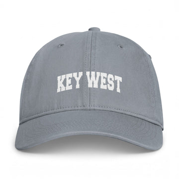 Buy granite Key West, Florida Washed Baseball Cap - Vintage Coastal Comfort Colors
