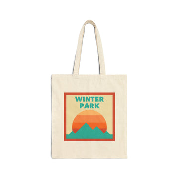 Winter Park, Colorado Tote Bag, Cotton Canvas Tote Bag, Reusable Shopping Bag, Eco-Friendly Tote, Winter Park, Colorado Gift