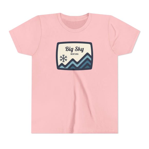 Big Sky, Montana Youth T-Shirt — Mountain Tee