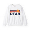 Utah Sweatshirt Retro Sun Unisex - Vintage Utah Inspired Warm Pullover Jumper
