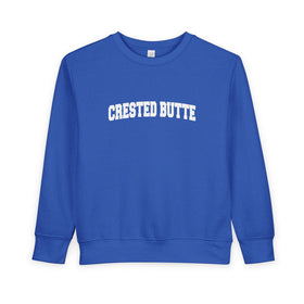 Crested Butte, Colorado Toddler Sweatshirt - Crested Butte Toddler Crewneck Sweatshirt